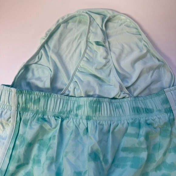 NIKE Womens Dri-Fit‎ Lined Running Shorts - Size S - Teal - Picture 4 of 6
